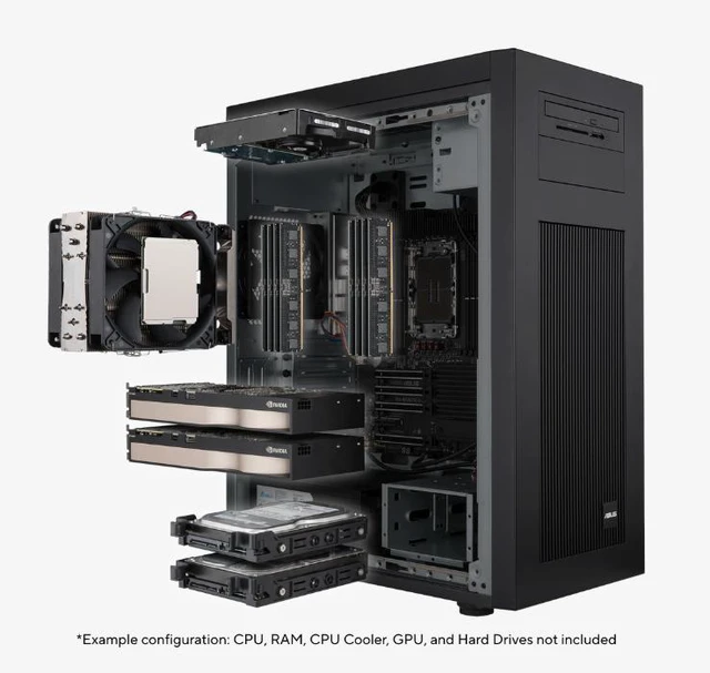 Alt view image 12 of 12 - ASUS Pro ET700I W7 Tower Workstation Intel Xeon W 64GB DDR5 Windows 11 Pro ET700I-W2435-2X32-P6KQ