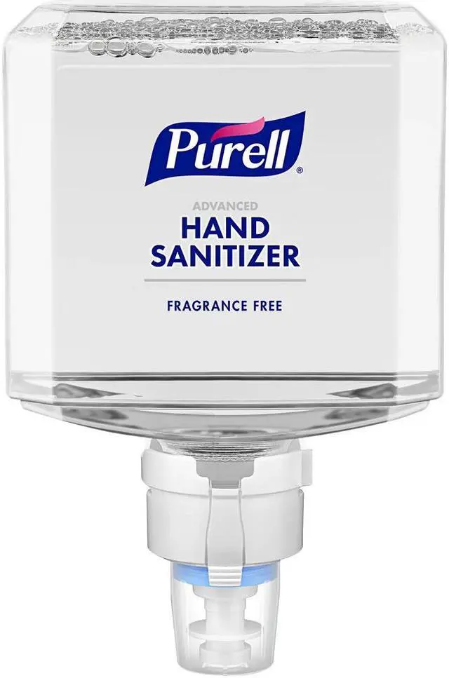 Main image of Purell 7751-02 Healthcare Advanced Gentle/Free Foam Hand Sanitizer, 1,200 mL Refill, Fragrance-Free, For ES8 Dispensers, 2/Carton