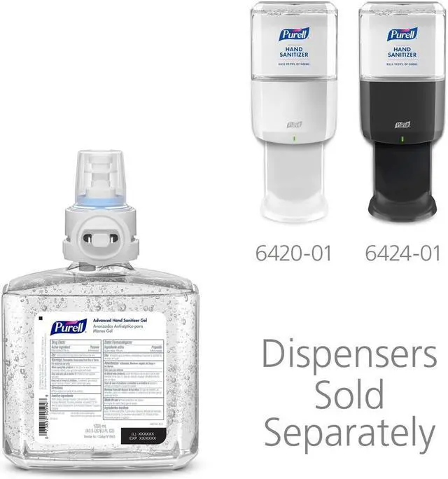 Alt view image 3 of 4 - Purell Advanced Hand Sanitizer Gel Refill - 40.6 fl oz (1200 mL) - 2 / Carton 646302