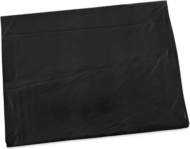 Main image of Boardwalk H7658HBK Linear Low Density Industrial Can Liners, 60 gal, 0.7 mil, 38 x 58, Black, 100/Carton