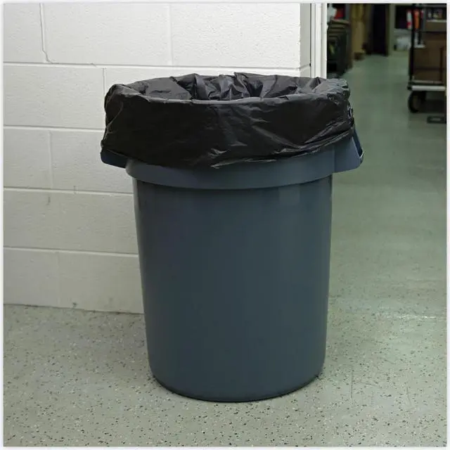 Alt view image 4 of 4 - Boardwalk H7658HBK Linear Low Density Industrial Can Liners, 60 gal, 0.7 mil, 38 x 58, Black, 100/Carton