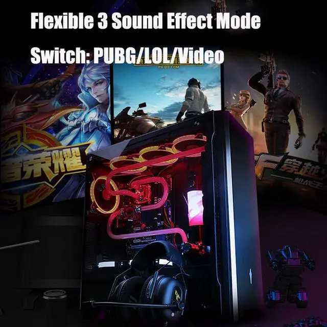 Alt view image 6 of 7 - Somic G936N Gaming Headset 7.1 Virtual Gamer Headphone 3.5mm Wired Surround Sound Stereo Earphones with Mic for PS4 PC Games