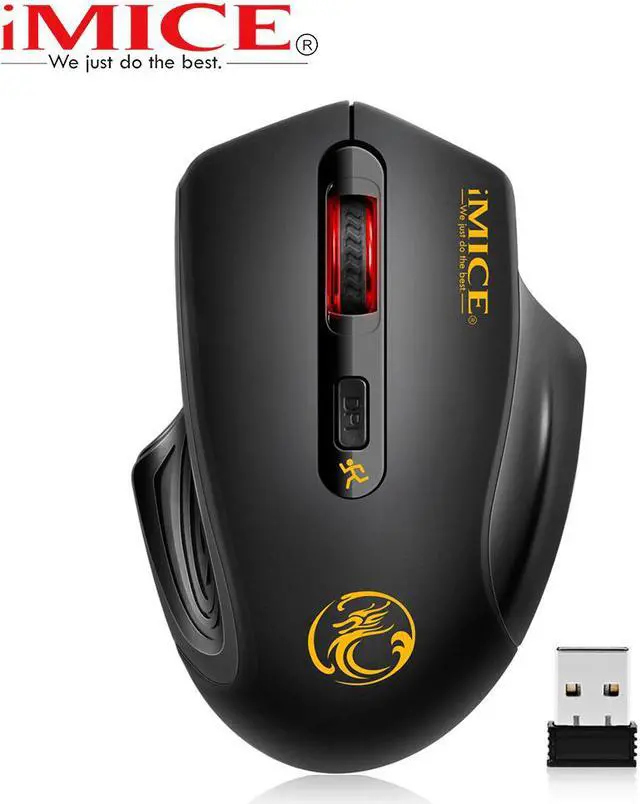 Main image of iMice Wireless Mouse 4 Buttons 2000DPI Mause 2.4G Optical USB Silent Mouse Ergonomic Mice Wireless For Laptop PC Computer Mouse