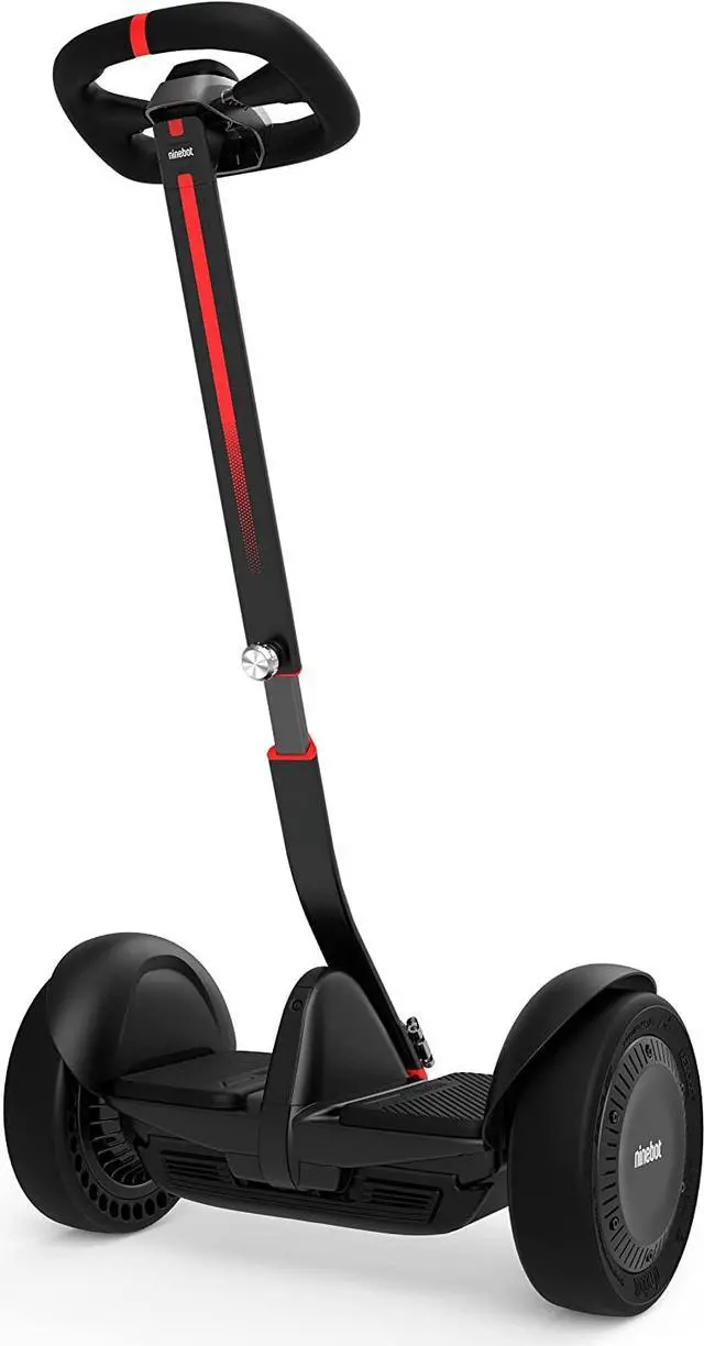 Alt view image 4 of 9 - Segway Ninebot S MAX Electric Transporter with Hand-Control Steering Wheel, 12.4 mph Top Speed, and 23.6-mile Range (AA.00.0011.17)