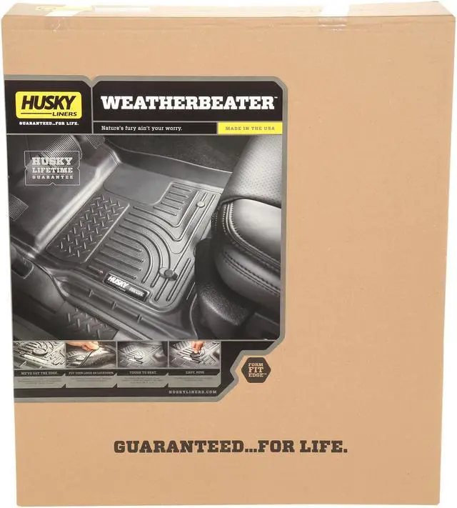 Alt view image 6 of 6 - Husky Liners NUT_94001 Front & 2nd Seat Floor Liners