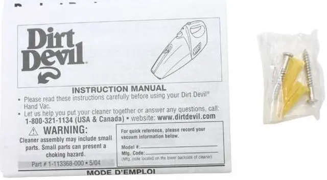 Alt view image 6 of 7 - Dirt Devil Extreme Power Cordless Bagless Handheld Vacuum, M0914