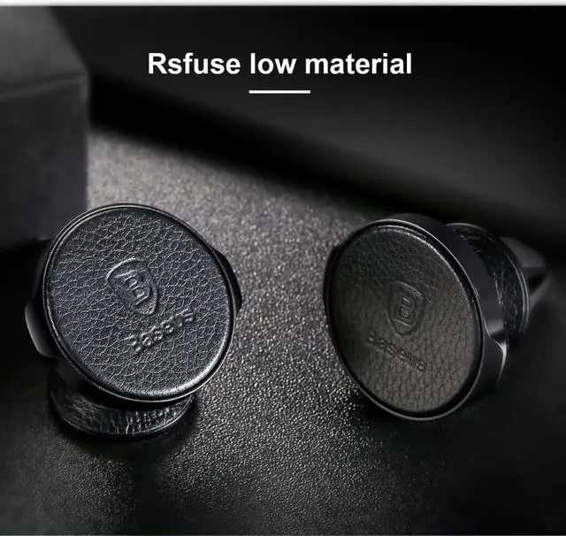 Alt view image 6 of 7 - Baseus Magnetic Car Phone Holder Universal Magnet Holder in car Mobile Phone Holder Stand Mount For iPhone X 8 7 with small ears