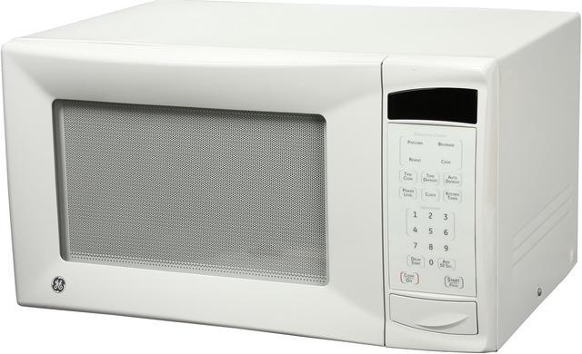 GE® 1.1 Cu. Ft. White Countertop Microwave