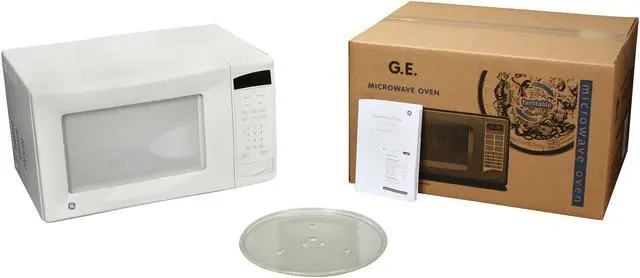 Alt view image 5 of 5 - GE 1100 Watts 1.1 cu. ft. (1100 Watts) White Microwave Oven WES1130 White