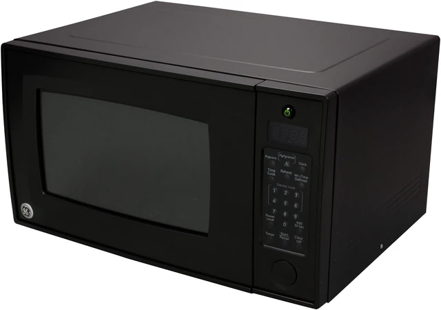 Main image of GE 1150 Watts GE 1.6 Cu. Ft. Microwave Oven, Black JES1655 Sensor Cook Black