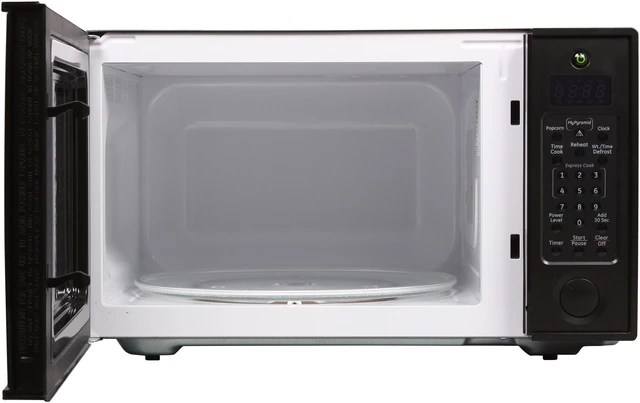 Alt view image 2 of 5 - GE 1150 Watts GE 1.6 Cu. Ft. Microwave Oven, Black JES1655 Sensor Cook Black