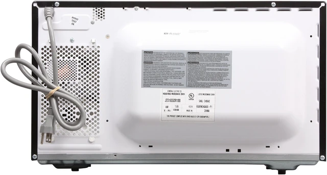 Alt view image 4 of 5 - GE 1150 Watts GE 1.6 Cu. Ft. Microwave Oven, Black JES1655 Sensor Cook Black