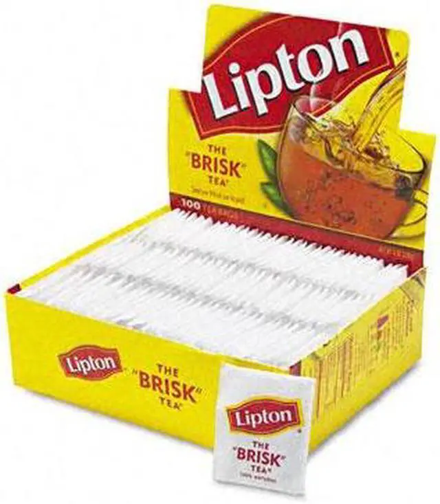 Main image of Lipton 291 Tea Bags, Regular, 100/Box