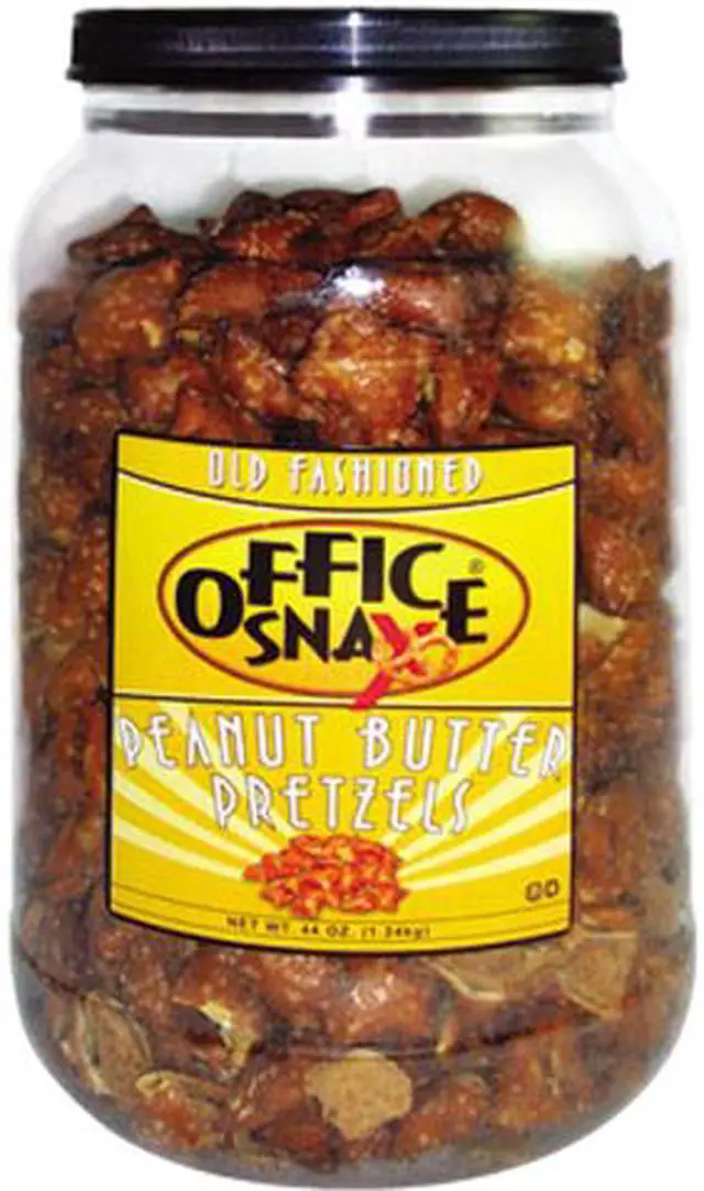 Main image of Office Snax 375 Pretzel Assortment, Peanut Butter, 44 oz, Canister