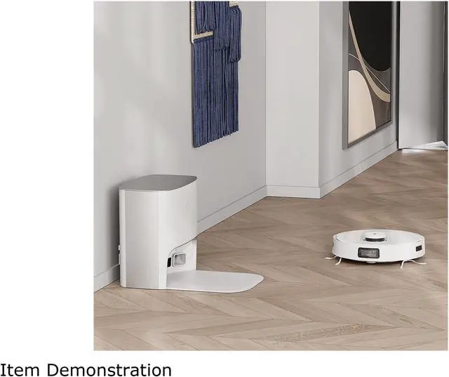 Alt view image 4 of 4 - Ecovacs Deebot T10 Plus Robot Vacuum Cleaner and Mop with Auto Empty Station - White (OZMOT10PLUS)