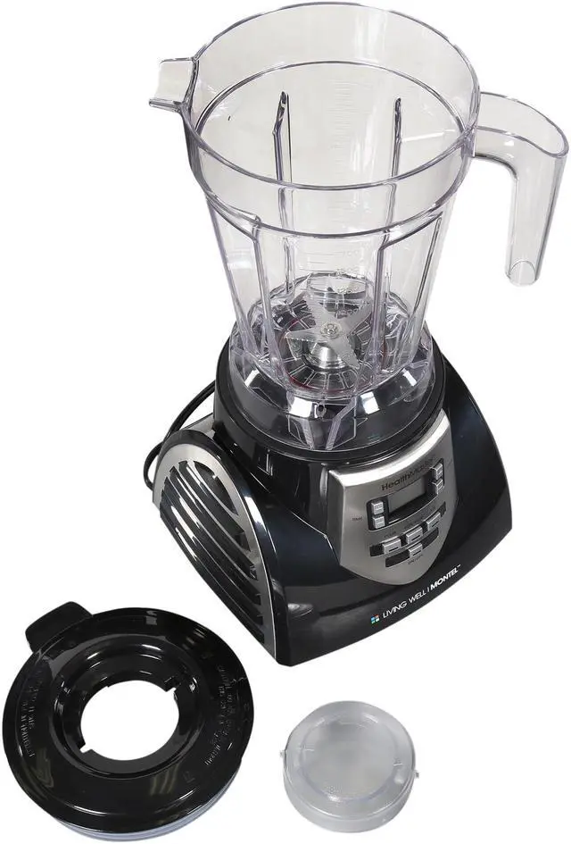 Alt view image 7 of 8 - HEALTHMASTER Montel Williams 8 Speeds JLA-8 1200 Watts Blender - Fruit & Vegetable Emulsifier, Juicer & Food Processor with Recipe Book and DVD