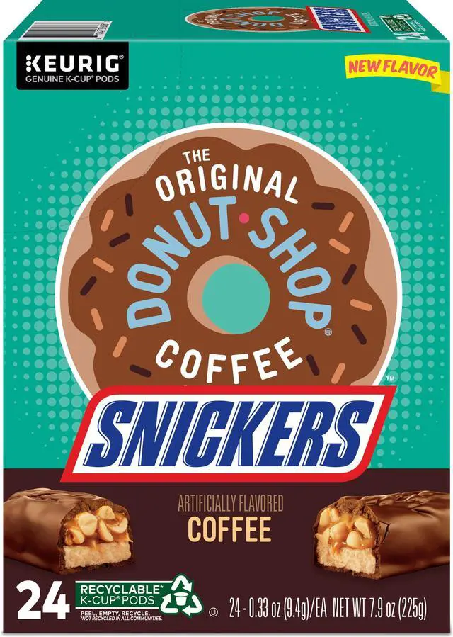 Alt view image 2 of 5 - The Original Donut Shop Snickers Medium Roast Coffee Keurig - K-Cup Coffee Pods 24ct