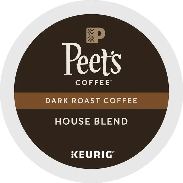 Alt view image 4 of 4 - Green Mountain Peet's Coffee K-Cup House Blend Coffee - Dark - 22/Box 2410