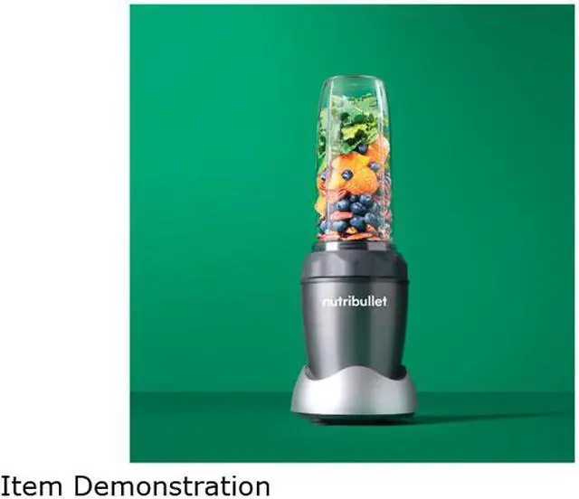 Alt view image 4 of 4 - NutriBullet Pro 1000W 7-Piece Set Single Serve Blender, Gray NB50100C