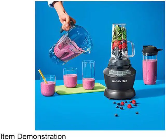Alt view image 5 of 7 - NutriBullet NBF50500 Black 64 oz. Jar Size Blender Combo