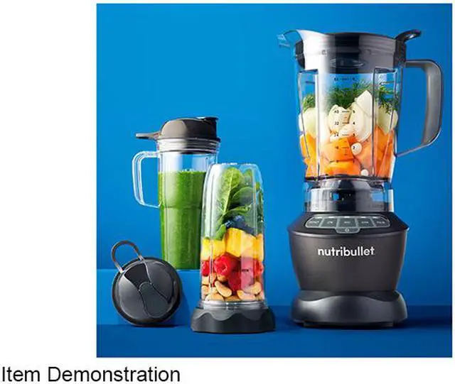 Alt view image 6 of 7 - NutriBullet NBF50500 Black 64 oz. Jar Size Blender Combo