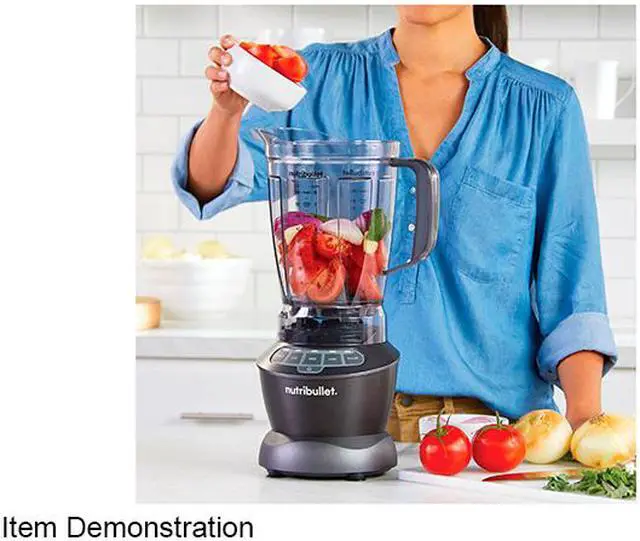 Alt view image 7 of 7 - NutriBullet NBF50500 Black 64 oz. Jar Size Blender Combo