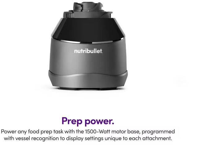 Alt view image 3 of 11 - NutriBullet NBKS50100 Black 32oz Cup Jar Size Triple Prep System