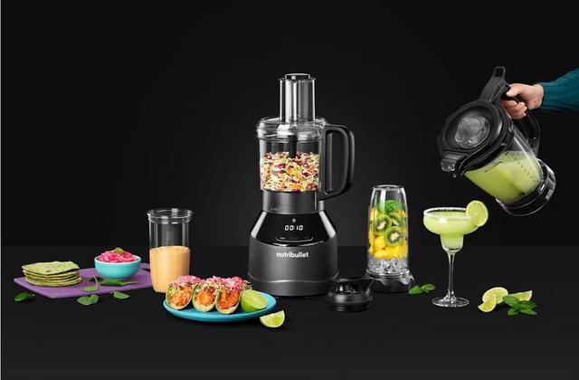 Alt view image 7 of 11 - NutriBullet NBKS50100 Black 32oz Cup Jar Size Triple Prep System