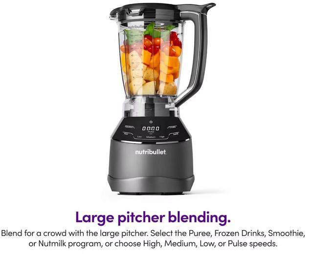 Alt view image 9 of 11 - NutriBullet NBKS50100 Black 32oz Cup Jar Size Triple Prep System