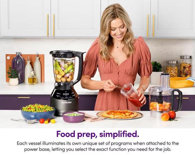Alt view image 11 of 11 - NutriBullet NBKS50100 Black 32oz Cup Jar Size Triple Prep System