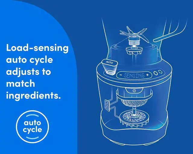 Alt view image 7 of 13 - NutriBullet NBF50700AW White 64oz Blender Pitcher Jar Size Blender Combo 5 speeds