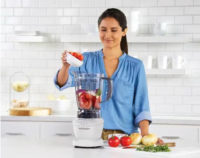 Alt view image 4 of 8 - NutriBullet NBF50600AW White Blender 3 speeds
