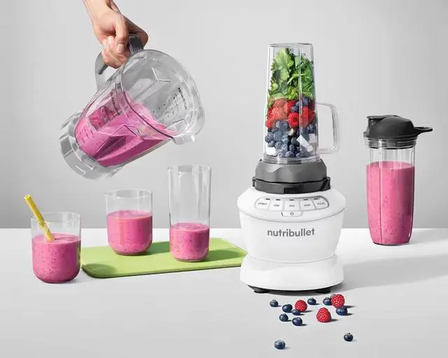 Alt view image 2 of 8 - NutriBullet NBF50600AW White Blender 3 speeds