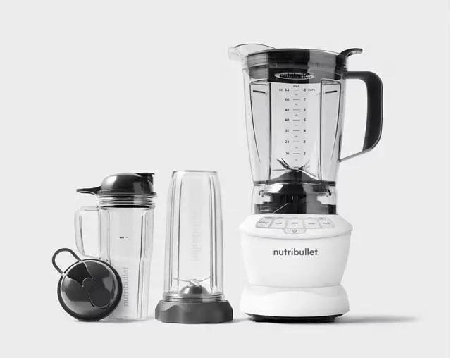Alt view image 8 of 8 - NutriBullet NBF50600AW White Blender 3 speeds