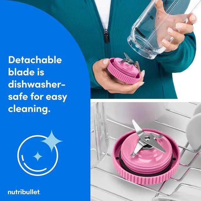 Alt view image 6 of 9 - Nutribullet Flex portable blender NBPB50200WC, Ruby Red