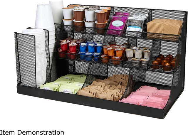 Mind Reader 14 Compartment 3 Tier Large Breakroom Condiment