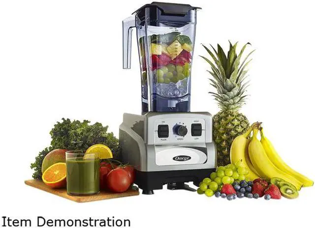 Alt view image 6 of 7 - Omega OM6560S 3 Peak Horsepower Motor Blender