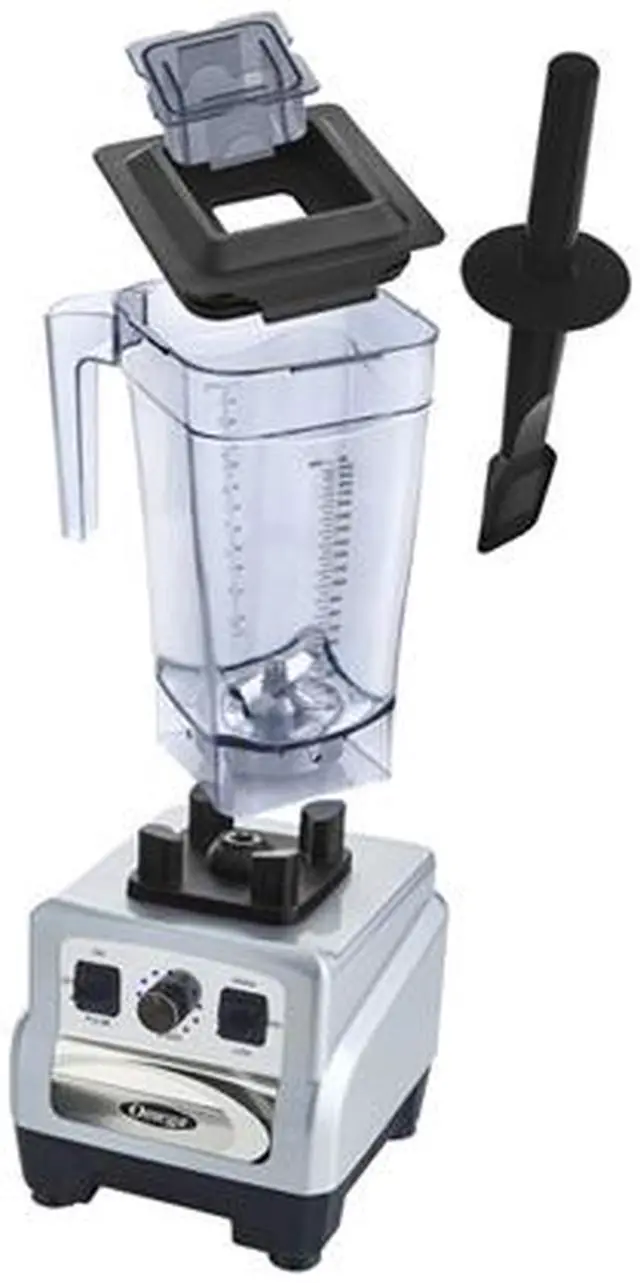 Alt view image 3 of 7 - Omega OM6560S 3 Peak Horsepower Motor Blender