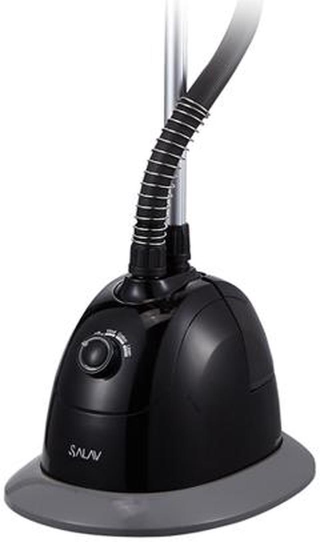 Salav Gs34-bj Performance Garment Steamer with 360 Swivel Multi-Hook Hanger Black