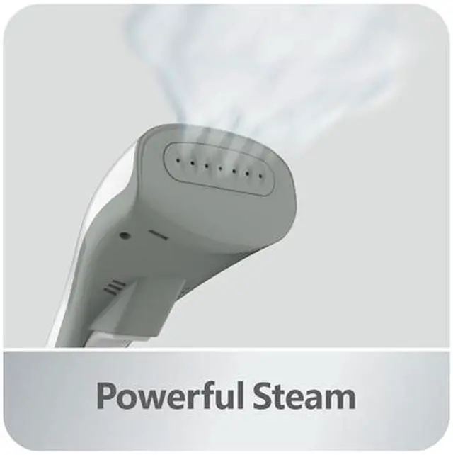 Alt view image 6 of 6 - SALAV HS-04/T Quicksteam Handheld Garment Steamer, Gray