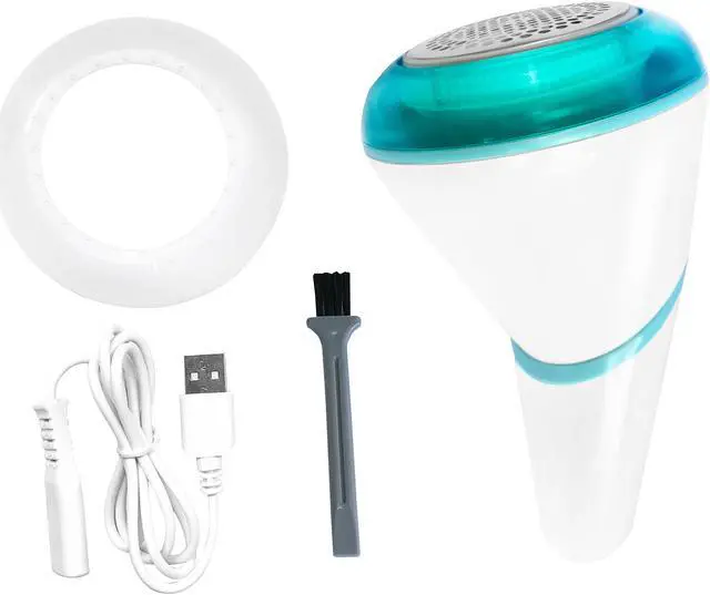 Alt view image 9 of 8 - SALAV LR-01 Teal Cordless USB Rechargeable Lint Remover, Teal
