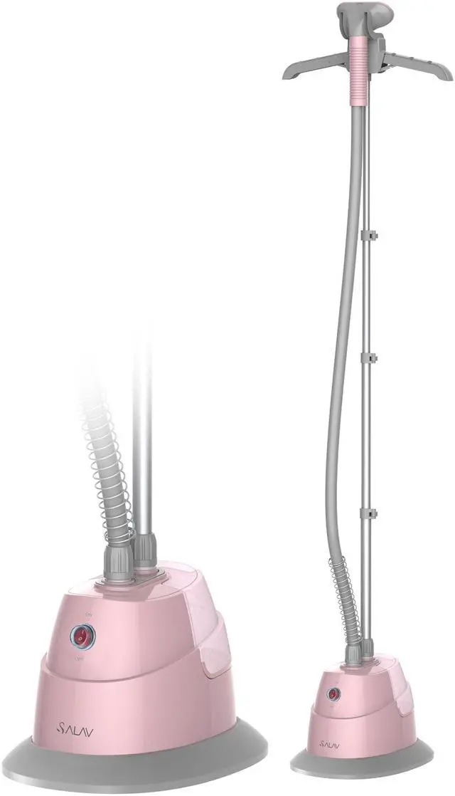 Alt view image 3 of 10 - SALAV GS06-DJ 1500-Watt Performance Series Garment Steamer, Blush