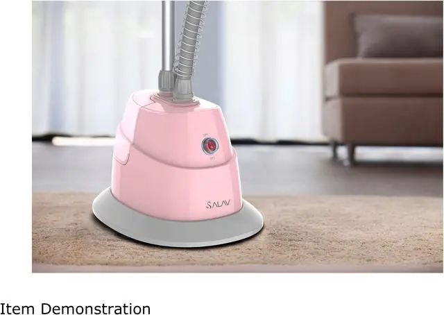 Alt view image 8 of 10 - SALAV GS06-DJ 1500-Watt Performance Series Garment Steamer, Blush