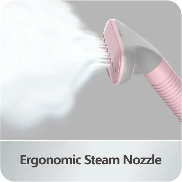 Alt view image 7 of 10 - SALAV GS06-DJ 1500-Watt Performance Series Garment Steamer, Blush