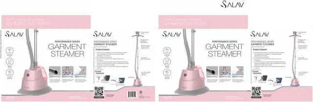 Alt view image 11 of 10 - SALAV GS06-DJ 1500-Watt Performance Series Garment Steamer, Blush