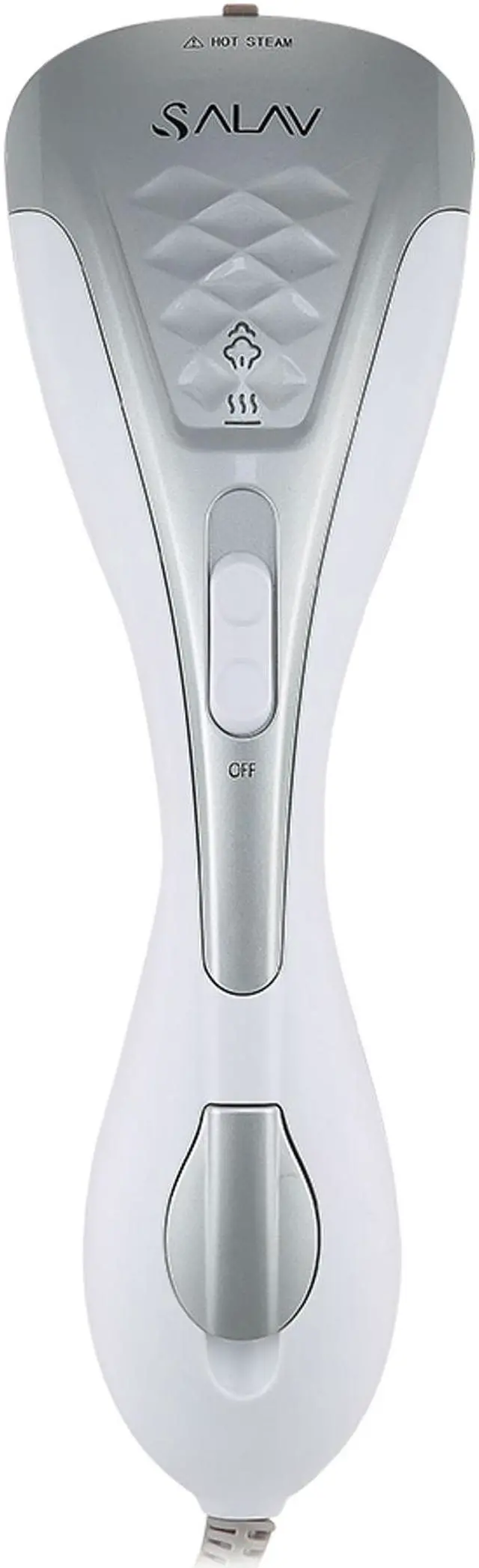 Alt view image 3 of 11 - SALAV HS-100 Silver Duo Press Hand Held Steamer, All in One Steamer + Iron Silver