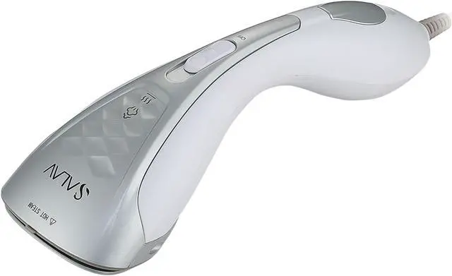 Alt view image 4 of 11 - SALAV HS-100 Silver Duo Press Hand Held Steamer, All in One Steamer + Iron Silver