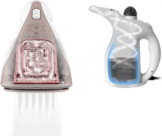 Alt view image 14 of 19 - SALAV HS-100 Duo Press Hand Held Steamer, All in One Steamer + Iron, Compact & Lightweight, 1150-Watt