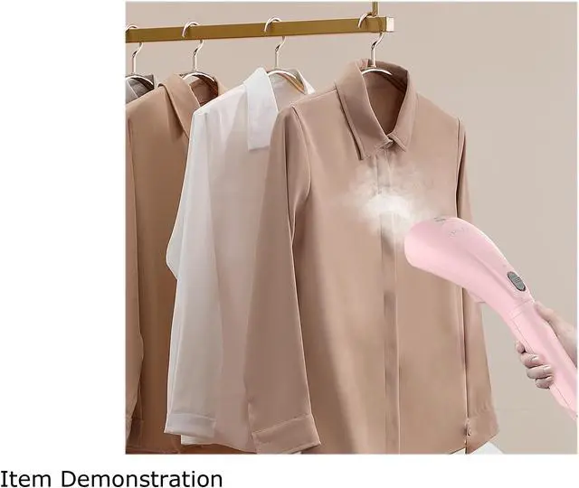 Alt view image 5 of 11 - SALAV HS-04/T Quicksteam Handheld Garment Steamer, Pink