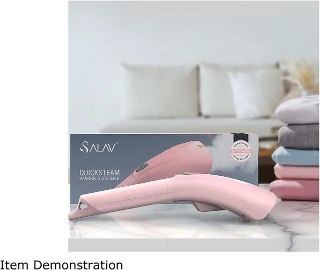 Alt view image 10 of 11 - SALAV HS-04/T Quicksteam Handheld Garment Steamer, Pink